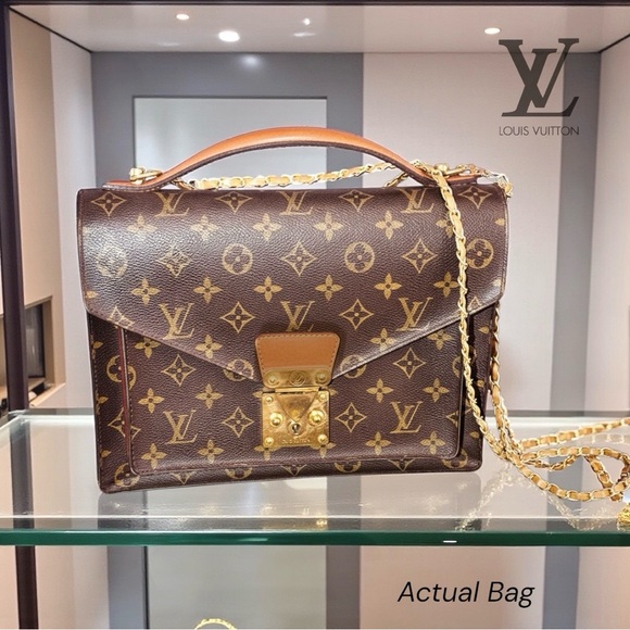 Louis Vuitton Handbags - AUTHENTIC LOUIS VUITTON VINTAGE MONOGRAM MONCEAU 28 HANDBAG-NEVER WORN